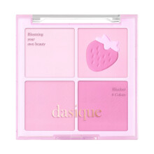 Dasique Blending Mood Cheek 06 Berry Smoothie 4 Blendable Shades in Lightweight Smooth Powder Vegan Pink Blush