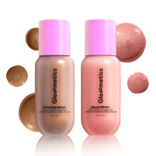 Glossmetics SunKissed Glow Duo Brightening and Moisturizing Bronzing and Blush Drops for Radiant Skin Pack of 2