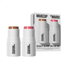Makeup By Mario Sculpt & Pop Duo Contour en Blush Stick - Medium/Pale Petal - Warm Golden/Soft Pink