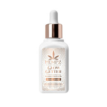 Hempz NOWOSC Glow Getter Natychmiastowe krople brazujace Dewy Face Bronzer Nawilzajacy polysk 2 oz.