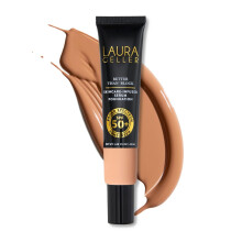 LAURA GELLER NEW YORK S rumov make-up s obsahom starostlivosti o plet Better Than Block so irok m spektrom SPF 50+ Golden Medium