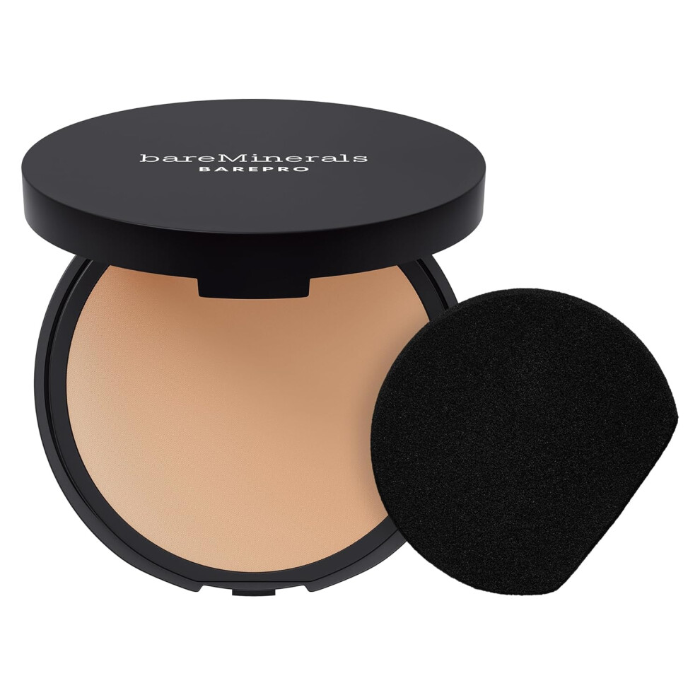 bareMinerals Barepro SkinPerfecting Powder Foundation Matte Pressed Powder Foundation Full Coverage with PlantBased Squalene Oil Control Vegan