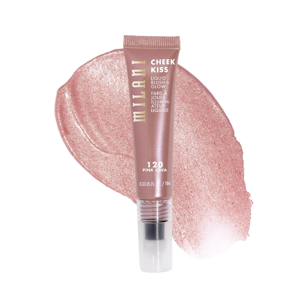 Milani Cheek Kiss Blush  Glow Highlighter  120 Pink Cava