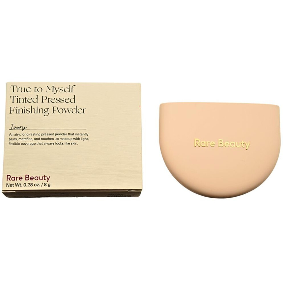 Rare Beauty True To Myself Tinted Pressed Talcfree Finishing Powder Ivory Light With Warm Undertone