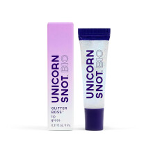 UNICORN SNOT Lucidalabbra scintillante a lunga tenuta Formula non appiccicosa vegano e cruelty-free per festival e trucco rave Trasparente (Cosmo