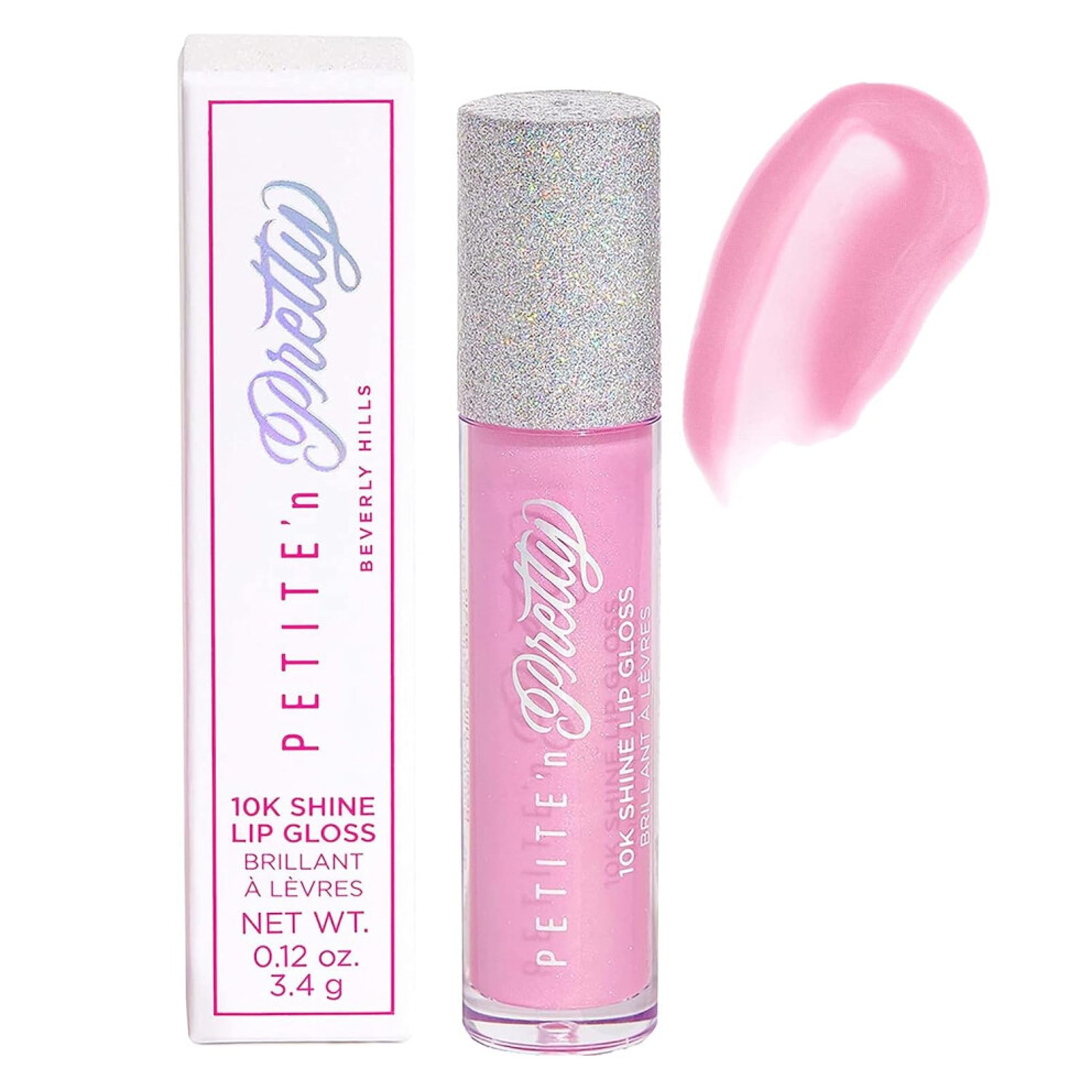 Petite N Pretty 10K Shine Lip Gloss for Girls Gia Pink  Makeup for Kids Tweens Teens  High Shine Soft Hydrating Lightweight Made in the USA-image-OPC-PGJ7GKB-NEW