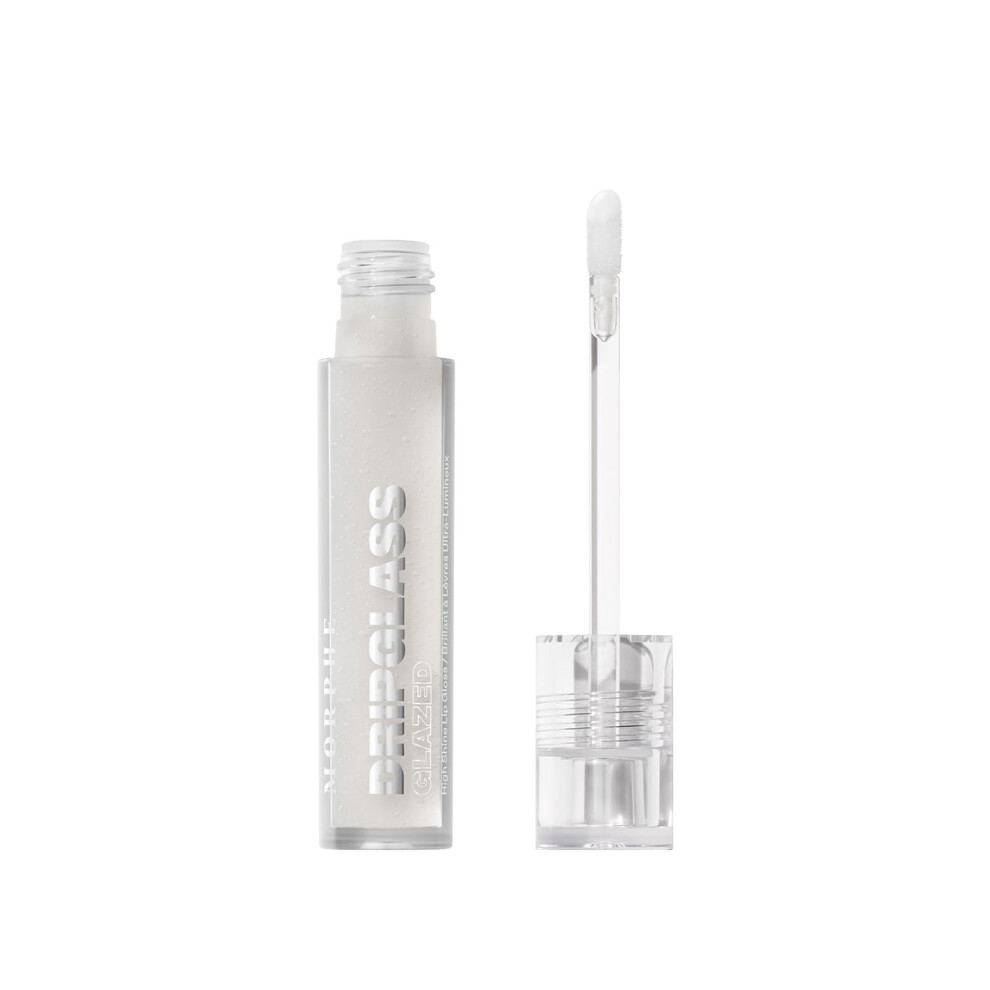 MORPHE Dripglass High Shine Lip Gloss - Glazed  Semi-Sheer & Nourishing Lip Makeup - Buildable Formula Infused with Plant-Derived Squalane & Vitamin E