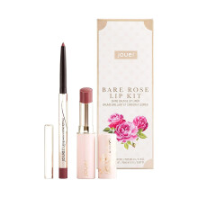 Kit labbro rosa bare jouer - balsamo per le labbra essenziale e duo per labbra - balsamo per labbra tinte - olio di semi di jojoba e maxi labbro - va