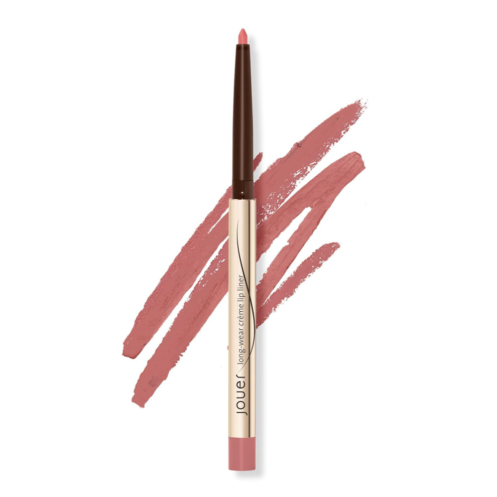 Jouer Long Wear Lip Liner Metallic Matte Shades Water Resistant Fastdrying Formula Healthy Ingredients Paraben Gluten Cruelty Free Bare Rose
