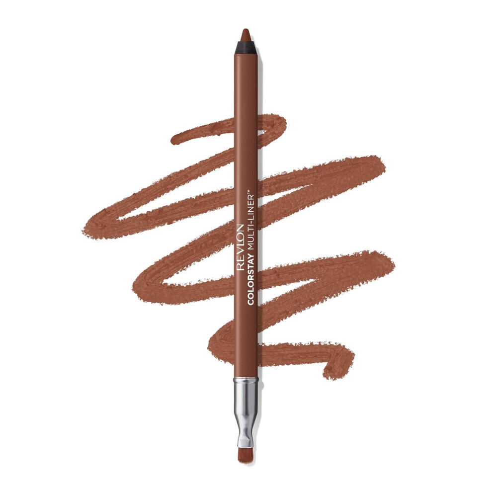 Revlon Colorstay Multi-Liner Formule CréMeuse Multi-Usages Pour Les LèVres, Les Yeux Et Le Visage Pinceau De PréCision Pour Un Estompage Facile 0-image