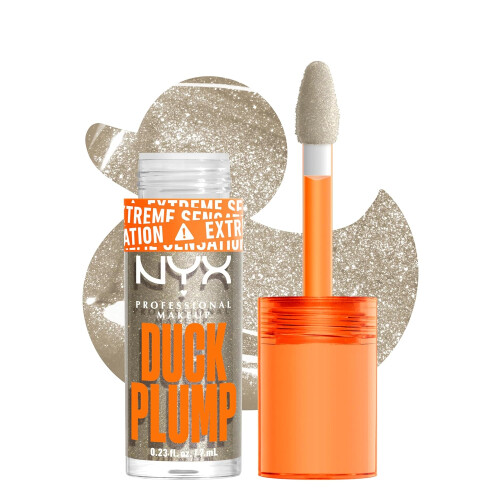 NYX Professional Makeup Gloss Repulpant Pailleté Quazy Silver da NYX Professional Makeup