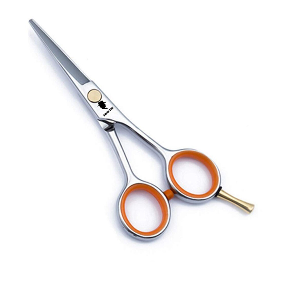 4.5"""" Men's Beard & Mustache Trimming Cutting and Styling Scissors with Bag Razor Edge Barber Shears Designed for Beard Grooming