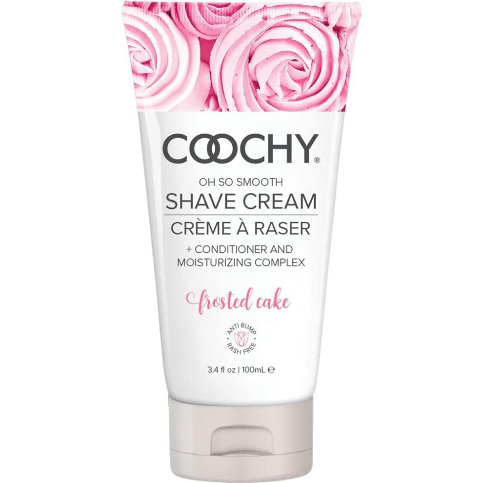 Coochy Rash Free Cream Coochy Intimate Shaving Shave Conditioner Moisturizer For Face Body Ideal For Sensitive Skin Care Frosted Cake 34 Oz