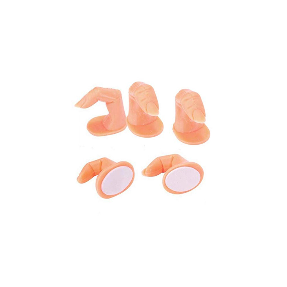 Dnhcll 6PCS Bungsmodell F R Gef Lschte Finger, F R Hand-Nail-Art-Training, Display, Diy-Dekorationswerkzeug-image