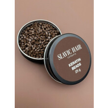 0,9 OZ italiensk keratinlim til hrforlngelser Hot Fusion Flat/Nail/U/I Tip Perler Granulat Pellet (lysebrun)