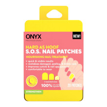 Cerotti per unghie Onyx Professional Hard as Hoof SOS - Trattamento rinforzante per unghie e cuticole, cerotti riparatori, crescita delle unghie,