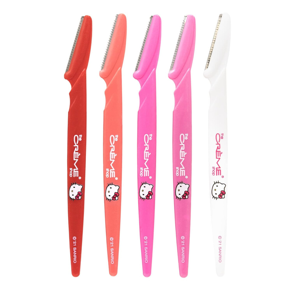 The Creme Shop The Crme Shop Hello Kitty Bye Fuzzies Perfect Arch Shaping Dermaplane Razors Set Of 5