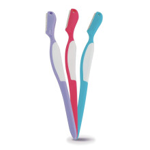 Eyebrow Razor Trimmer Touch Up Tool Chaosss  Multipurpose Exfoliating Shaver Dermaplaning Tool for Women Girls and Men Pack of 3