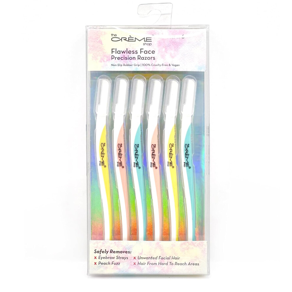 The Creme Shop The Crme Shop Flawless Face Precision Razors Dermaplaning Tool For Face Face Razors For Women Pack Of 6