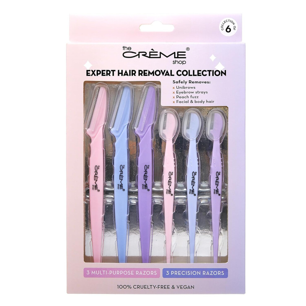 The Creme Shop The Crme Shop Expert Removal Collection Dermaplaning Tool For Face Face Razors For Women Stocking Stuffers For Women Pack Of 6