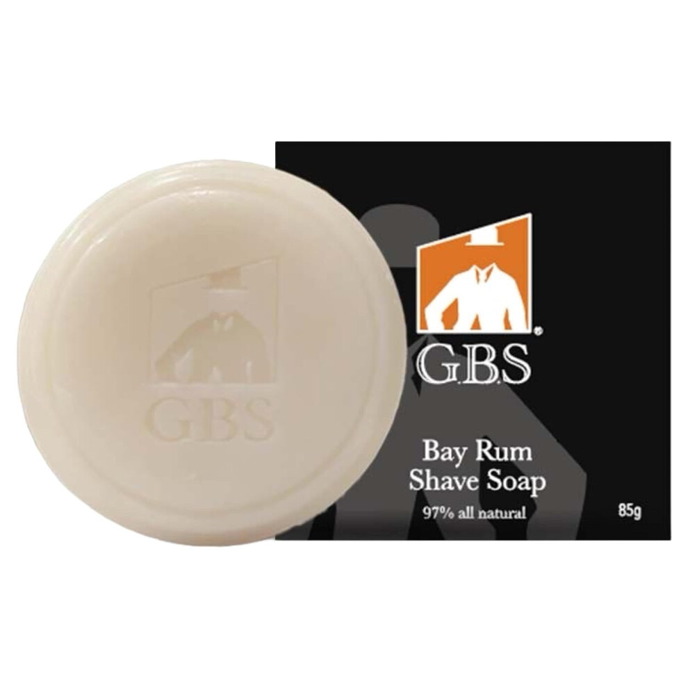 G.b.s Gbs 97 Bay Rum Allnatural Shave Soap Made With Shea Butter Coconut Oil Avocado Oil Balm Soap Towel Travel Kit