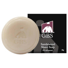 Heren heren sandelhout scheerzeep - natuurlijke reep met sheaboter en glycerine voor rijk schuim 3oz