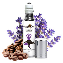 Srum para olhos com cafena, denso em nutrientes, 100% puro, natural e vegano (lavanda)