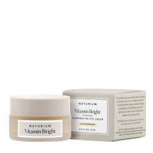 Naturium Vitamin Bright Illuminating Eye Cream  Under Eye Repair Cream for Dark Circles  with Vitamin K  Phyto-Complex  & Mineral Pigments  Light
