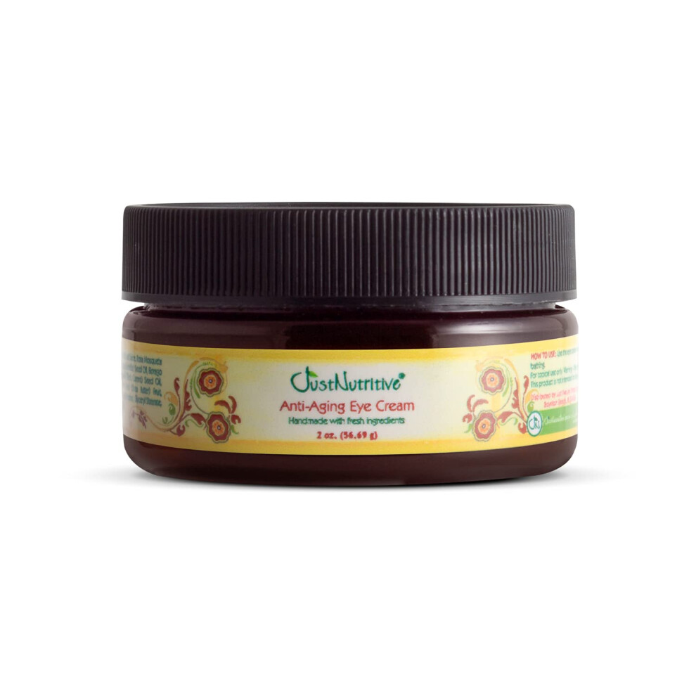 Just Nutritive AntiAging Eye Cream  Nutritive Ingredients  Under Eye Wrinkle Treatment  Crows Feet Eye Cream  Best Anti Aging Cream For Eyes 2oz-image-OPC-PGJ7K6T-NEW
