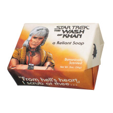 Star Trek Gildia Bezrobotnych Filozofw Mydlo Khana wyprodukowane w USA 2 uncje (56 g) Mydlo w kostce dla gosci w rozmiarze podrznym