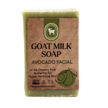 Honey Sweetie Acres Avocado- und Ziegenmilch-Gesichtsreinigungsstck 3 oz feuchtigkeitsspendende Seife rein natrlich, handgefertigt, umweltfreun