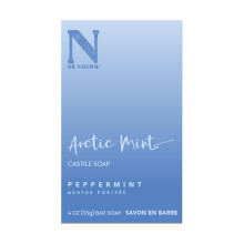 Dr. Natural Castile Bar Soap Sanftes, belebendes Duschgel fr empfindliche Haut Tief feuchtigkeitsspendende Krperseife mit Sheabutter Arktisch