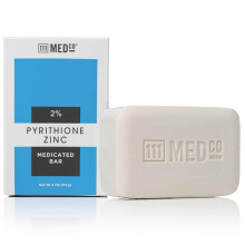 111medco 2% Pyrithione Zinc m   dicament   e 4oz. Barre de savon nettoyant pour la peau