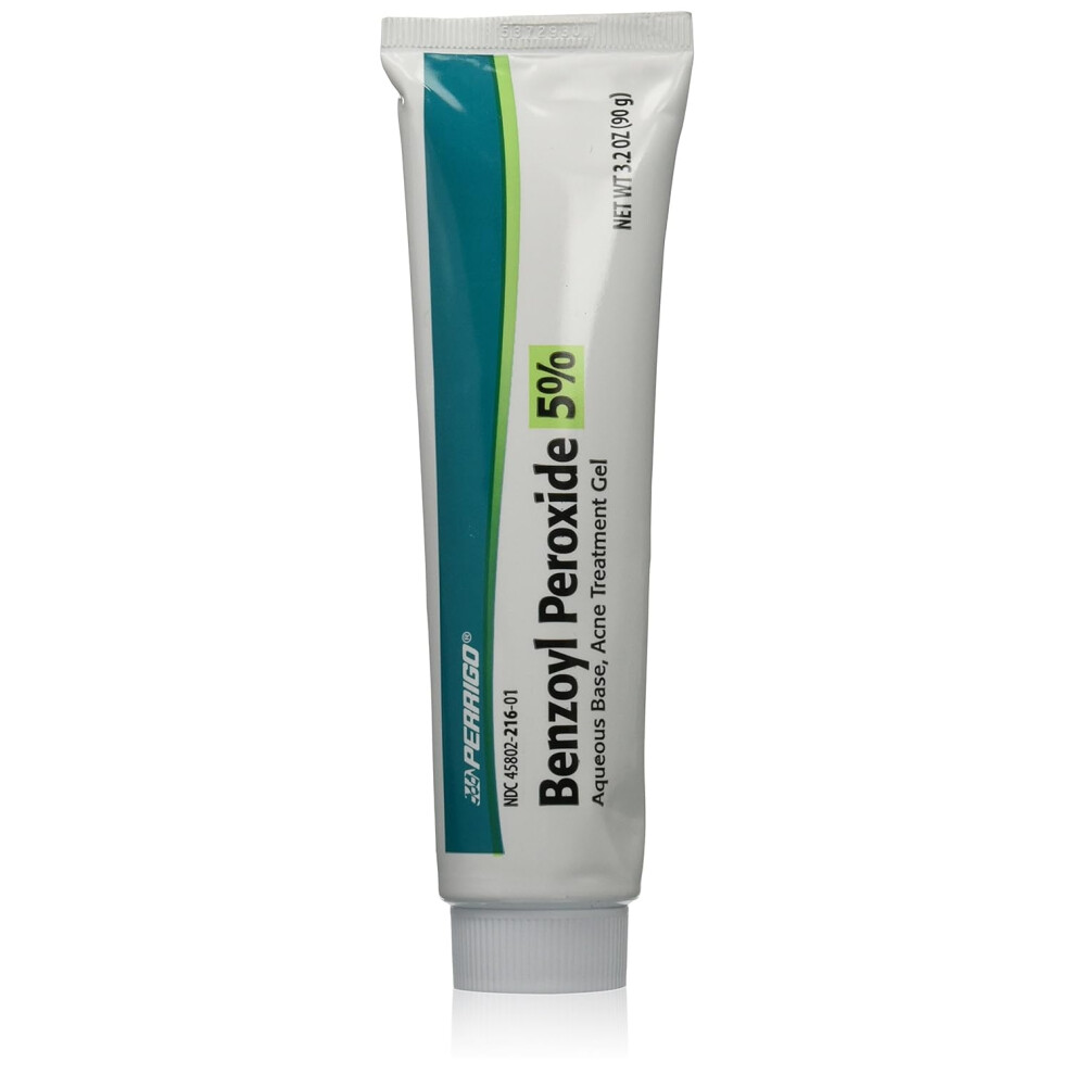 Perrigo Benzoyl Peroxide 5 Percent Large 90 gram Tube of Acne Treatment Gel-image-OPC-PGJ7KQ9-NEW
