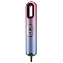 (PURPLE) Portable Negative Ion Bladeless Leafless Hair Dryer Professional Household Hairdryer Hair Styling Tool