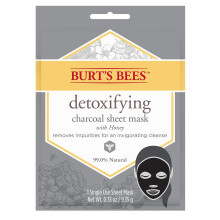 Burt's Bees Detoksykujaca maseczka do twarzy z weglem drzewnym, miodem jednorazowego uzytku (opakowanie moze sie rznic)
