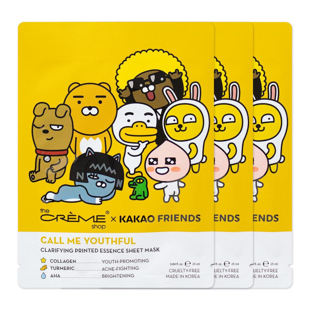 La Boutique Crme M'appelle Un Masque De Feuille D'essence Imprim E Jeune (3 Pack)-image