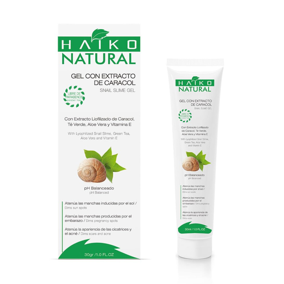 Snail Slime Gel  Improves Skin Appearance and Reduces Scars  Perfect for Night Use  10 FLOZ  30g  Paraben Free