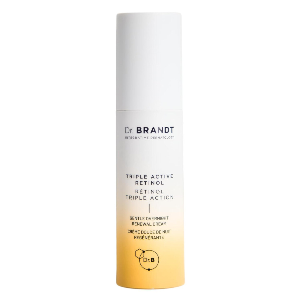 Dr. Brandt Skincare Cream Dr Brandt Bright This Way Triple Active Retinol Gentle Overnight Renewal Reduces Wrinkles Discoloration Illuminates Hydrates 1 Oz