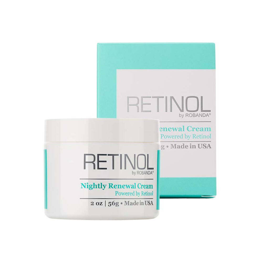 Robanda Cream Retinol Nightly Renewal All In One Age Repairing Night Targets Wrinkles And Fine Lines