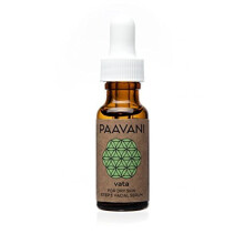 PAAVANI Ayurveda Serum do twarzy do skry suchej - Wyprodukowano w USA - Ajurwedyjski olejek do pielegnacji skry - 100% organiczny 0,5 uncji