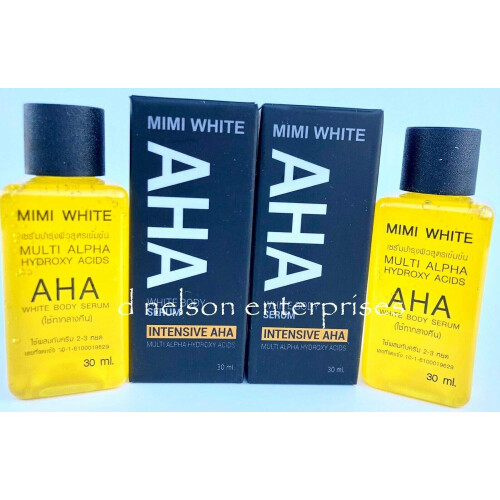 Mimi White AHA lichaamsserum 2 flessen x 30 ml