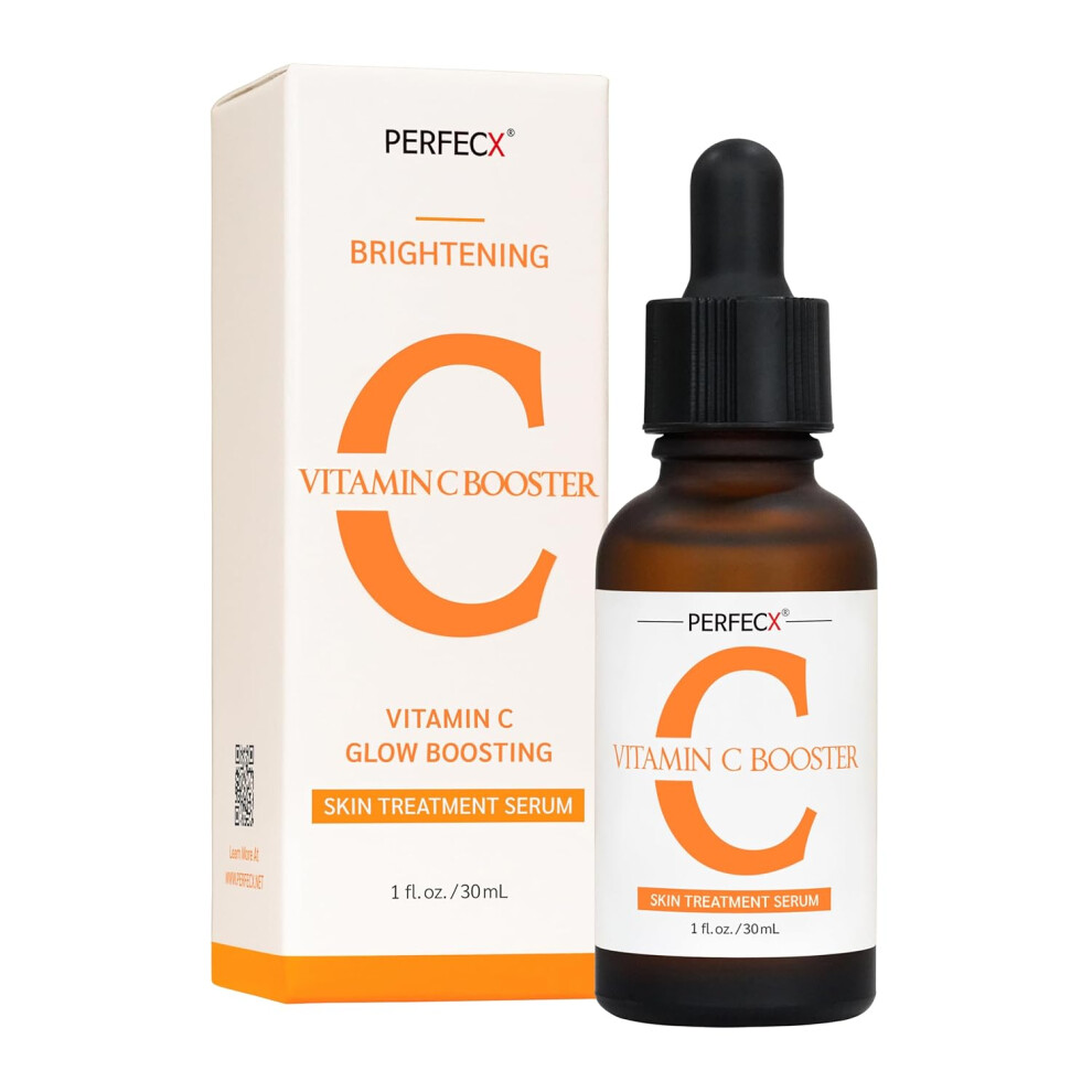 Perfecx Vitamin C Booster Serum Glowing Rejuvenating Enhancing Skin Radiance Antioxidant Lightweight Korean Skincare 1 Fl Oz 30Ml