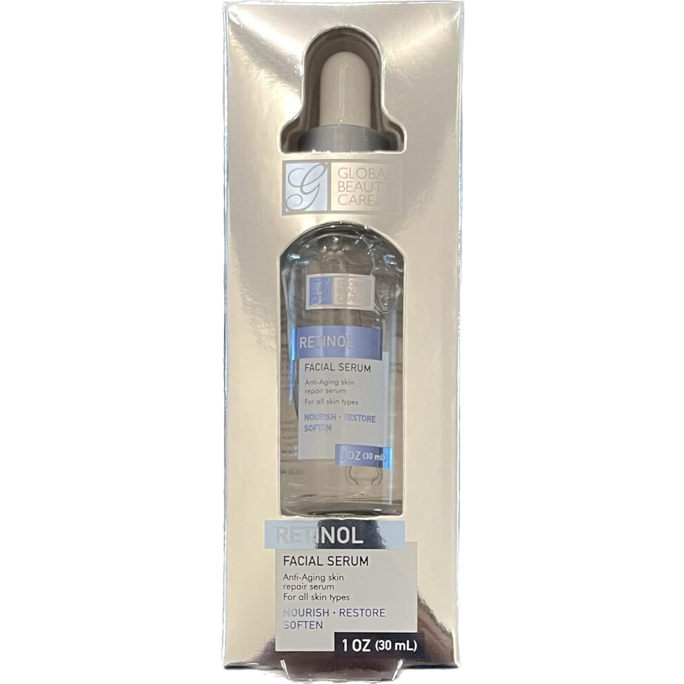 Global Beauty Care Retinol Facial Serum 1Oz
