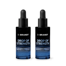 Dr. Brandt Drop of Strength Ganztgiges strkendes Serum  0,5 fl oz 2er-Pack  Verbessert die Widerstandsfhigkeit der Haut und spendet sofortige Fe