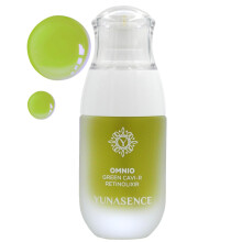YUNASENCE OMNIO Green Cavi-R Retinolixir z 3% Bakuchiol Marula Witamina C Grzyb Chaga. Przeciwzmarszczkowy preparat przeciwstarzeniowy.