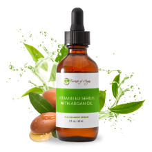 Essence of Argan B3 Vitamine Hyaluronsure Gesichtsserum Niacinamid Feuchtigkeitscreme fr Gesicht Porenserum Minimierer  2 fl. Unze. Oz. Tropfflasc