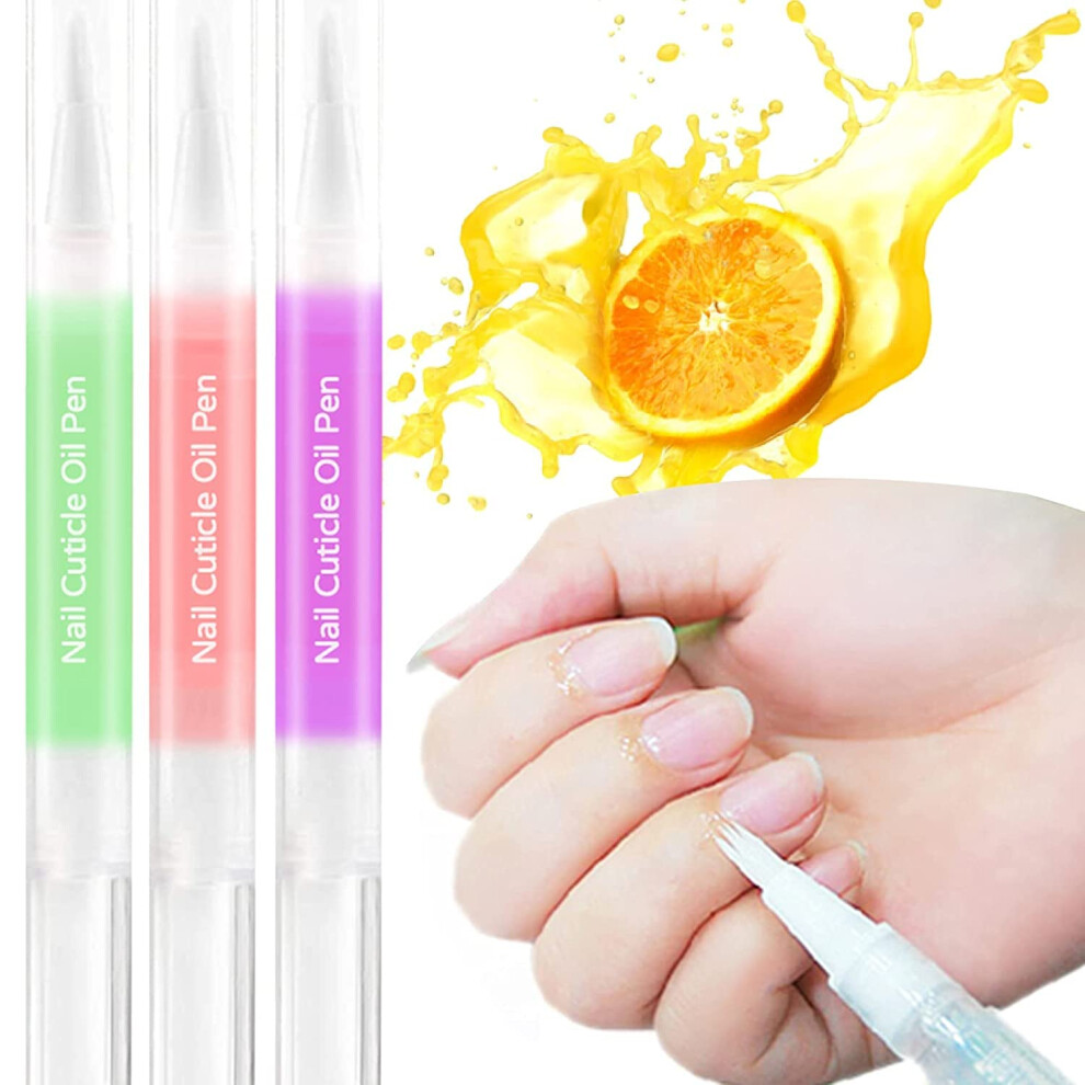 Sullmar 4Pcs Cuticle Oil Cuticle Pen Cuticle Pen Nail Nutrition Oil Repair Nail Care Essential Oil Moist Cuticle Oil Pen For Nails Cuticle Oil