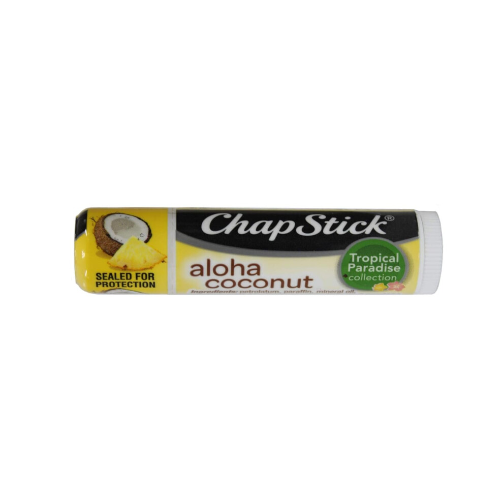 Chapstick Aloha Coconut Flavored Lip Balm 015 Oz