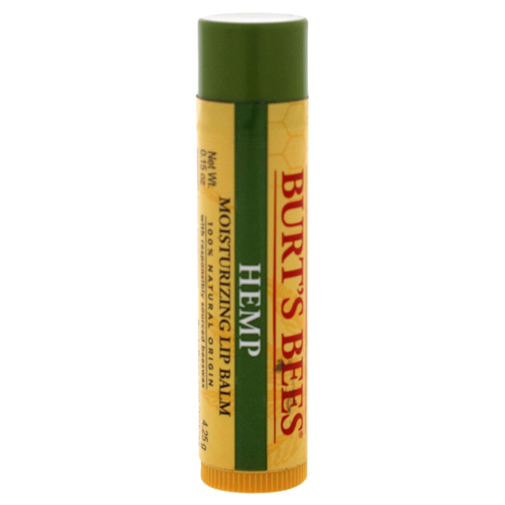 Burts Bees Hemp Moisturizing Lip Balm by Burts Bees for Unisex  015 oz Lip Balm